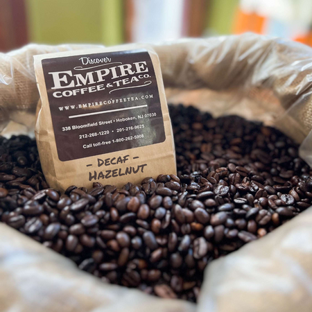 Decaf Hazelnut Fresh Roasted Empire Coffee