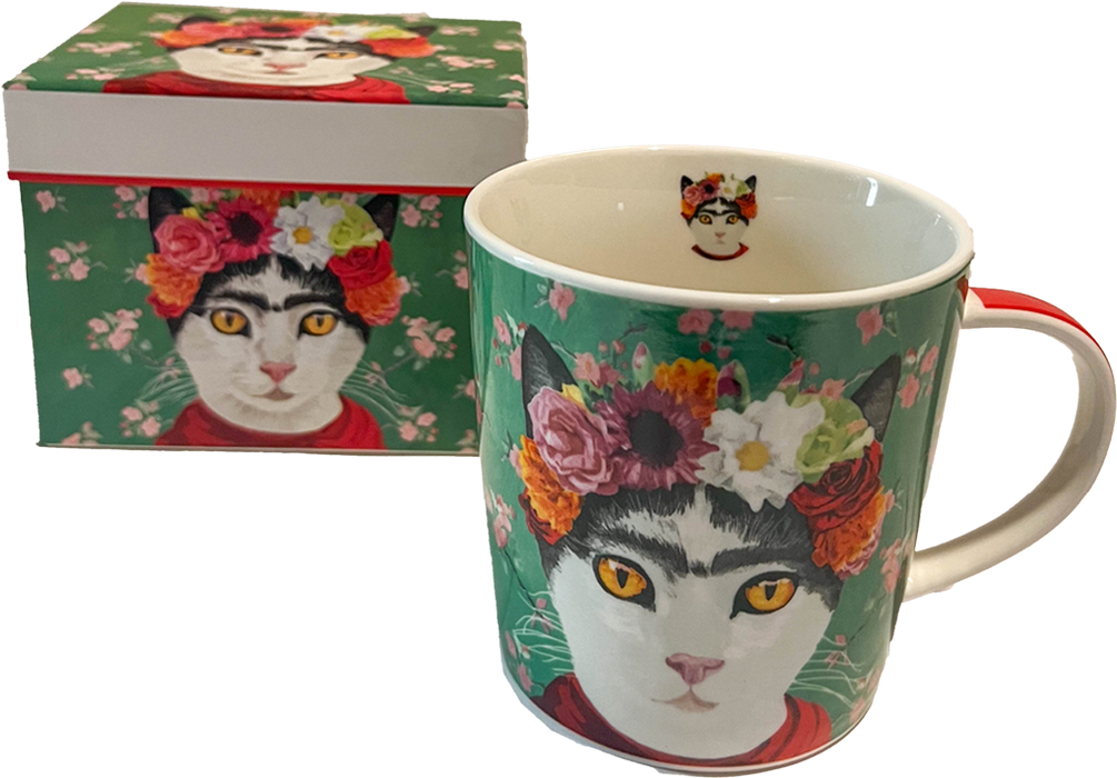 Frida Cat Mug with Box
