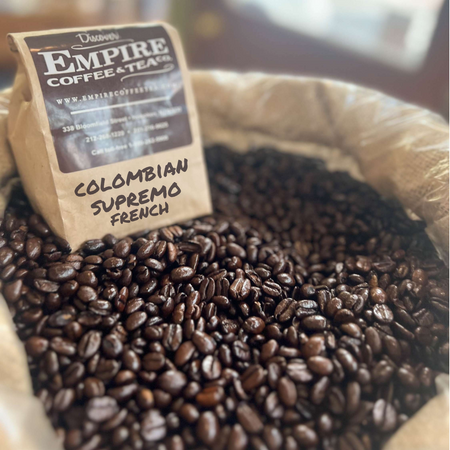 Colombian Supremo French Fresh Roasted Empire Coffee