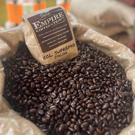 Colombian Supremo Italian Fresh Roasted Empire Coffee