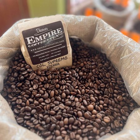 Colombian Supremo Vienna Fresh Roasted Empire Coffee