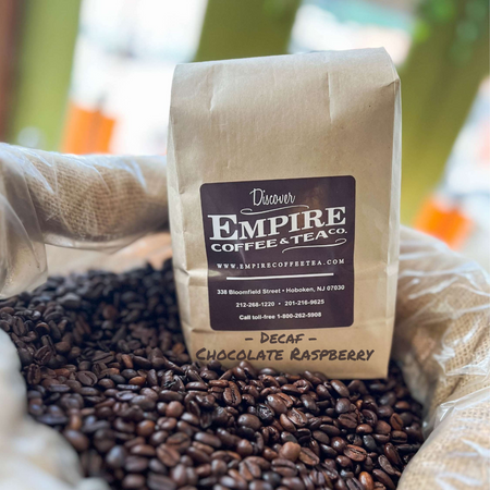 Decaf Chocolate Raspberry Fresh Roasted Empire Coffee