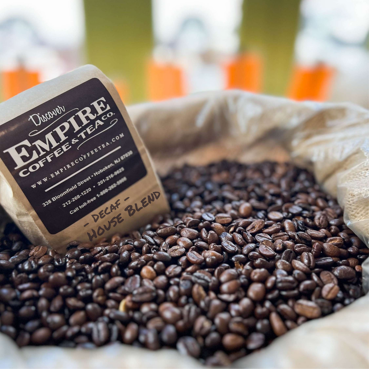 Decaf House Blend Coffee Roasted by Empire Coffee and Tea, New York ...