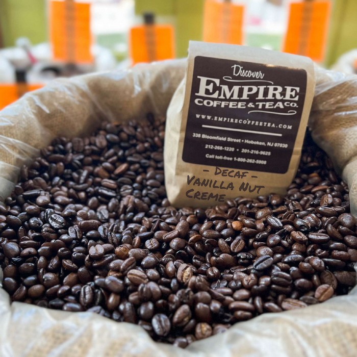 Decaf Vanilla Nut Creme Fresh Roasted Empire Coffee
