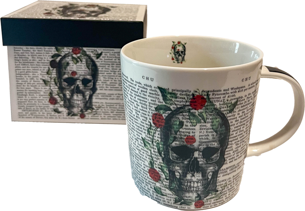 Skull & Roses Mug with Box