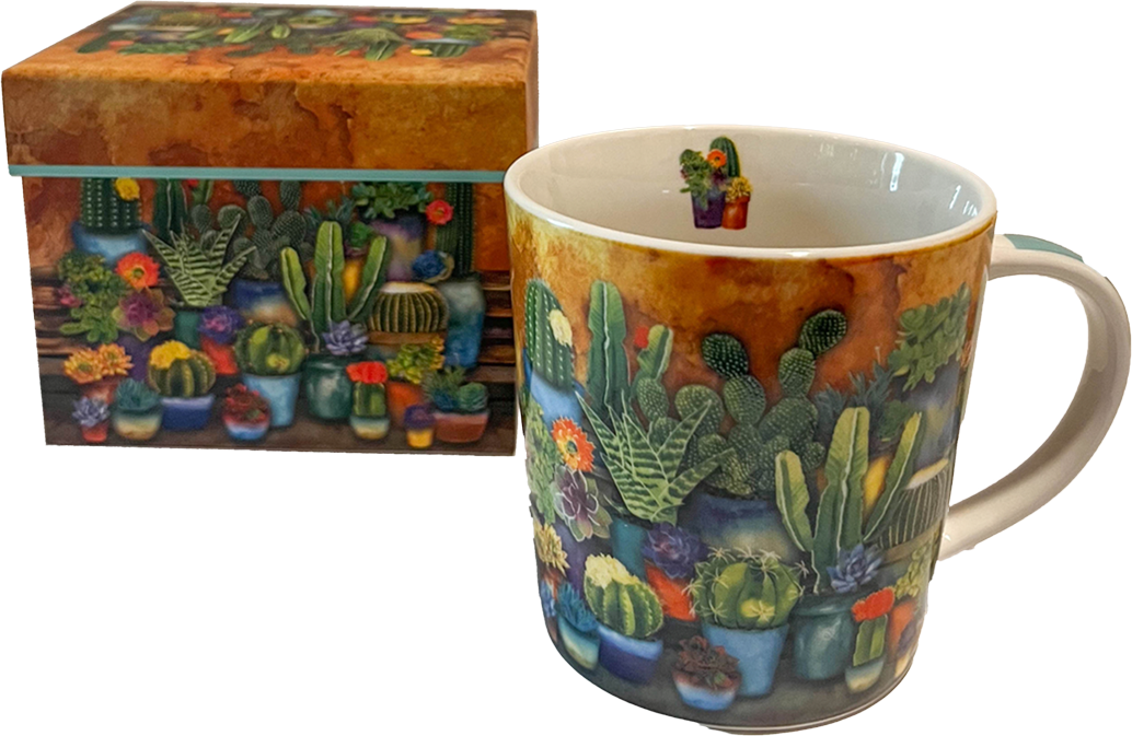 Succulents Mug with Box