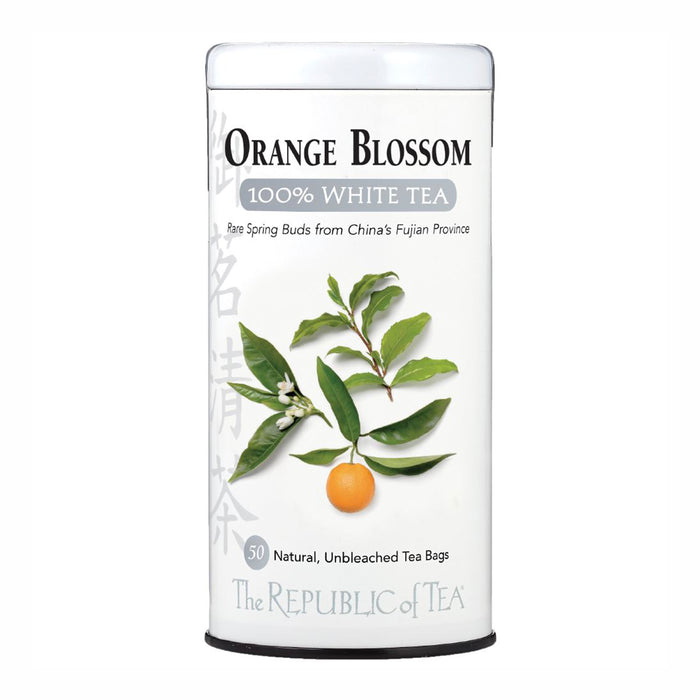 RT-100% White Tea, Orange Blossom - 50 Bags