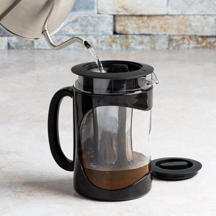 Primula Deluxe Cold Brew Iced Coffee Maker, Durable Glass Carafe