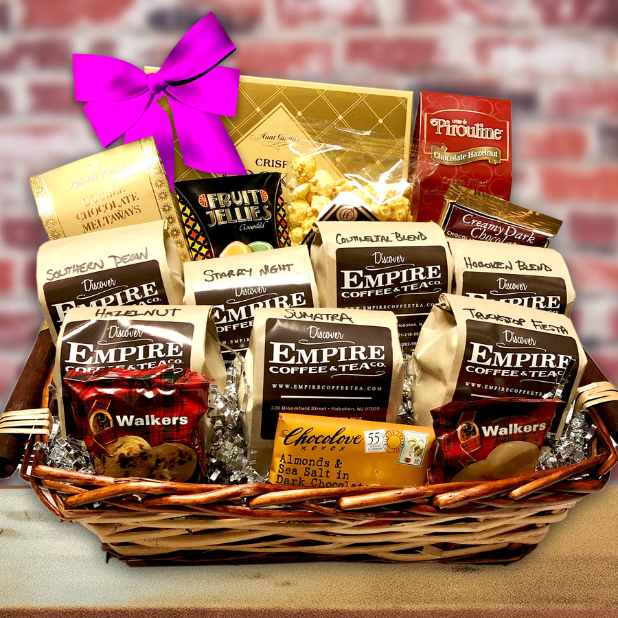Gift Baskets arranged by Empire Coffee and Tea, New York, Hoboken