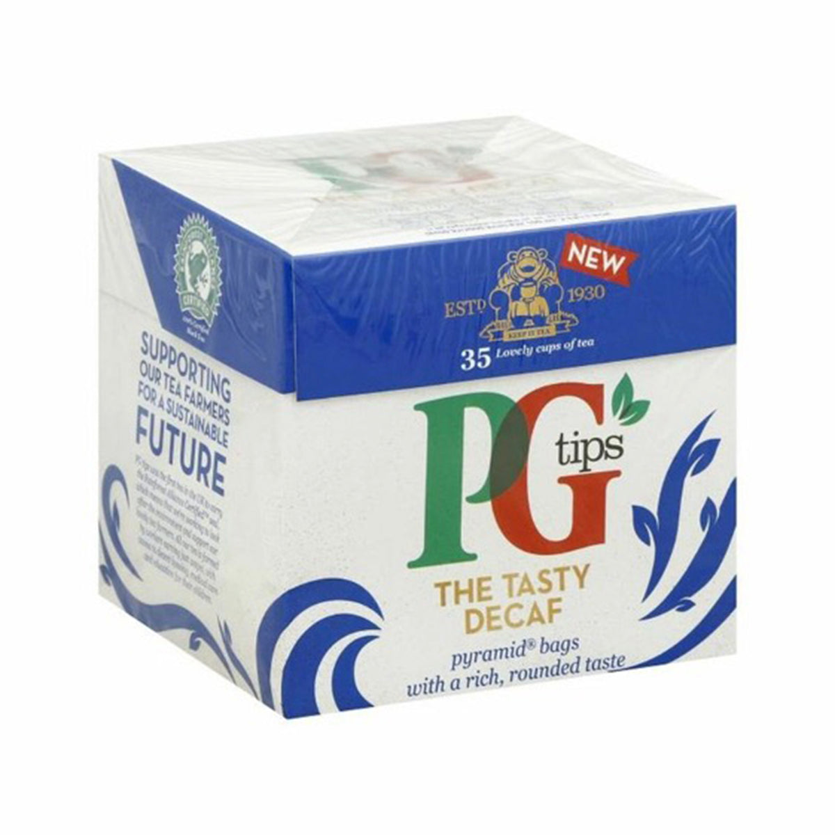 PG Tips Decaf, 70 Pyramid® Tea Bags Selected by Empire Coffee and Tea ...
