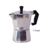 Italian Aluminum Espresso Coffee Maker 1 Cup