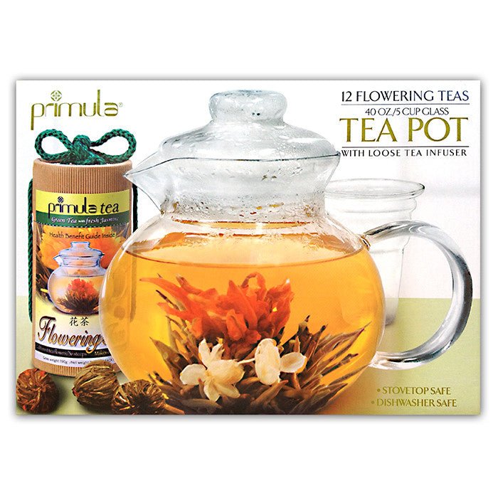 Primula Glass Tea Pot, 40 oz/5 cups – Empire Coffee & Tea Co. Inc.
