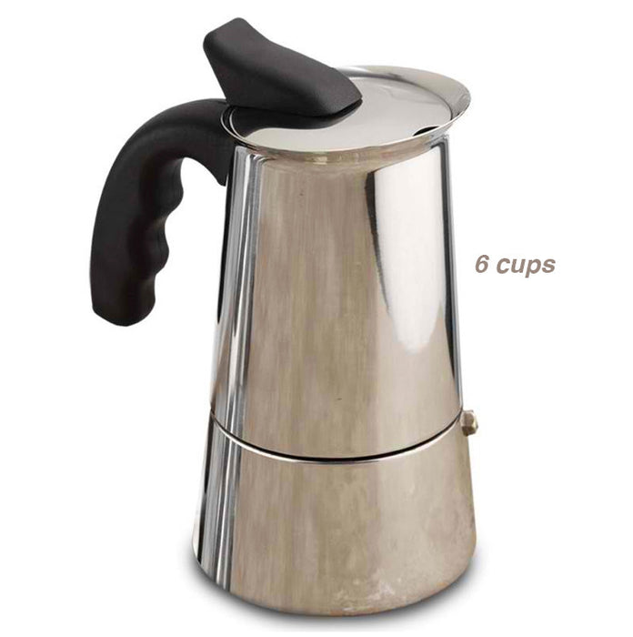 Primula 4 Cup Stainless Steel Stovetop Espresso Coffee Maker