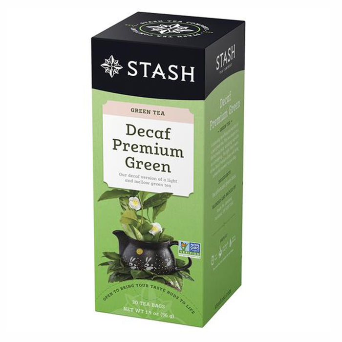 Stash Premium Green Decaf, 30 Tea Bags